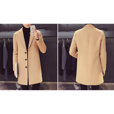 Eleganter Herren Mantel - Schlankes Design für Büro und Freizeit mit Klassischer Passform