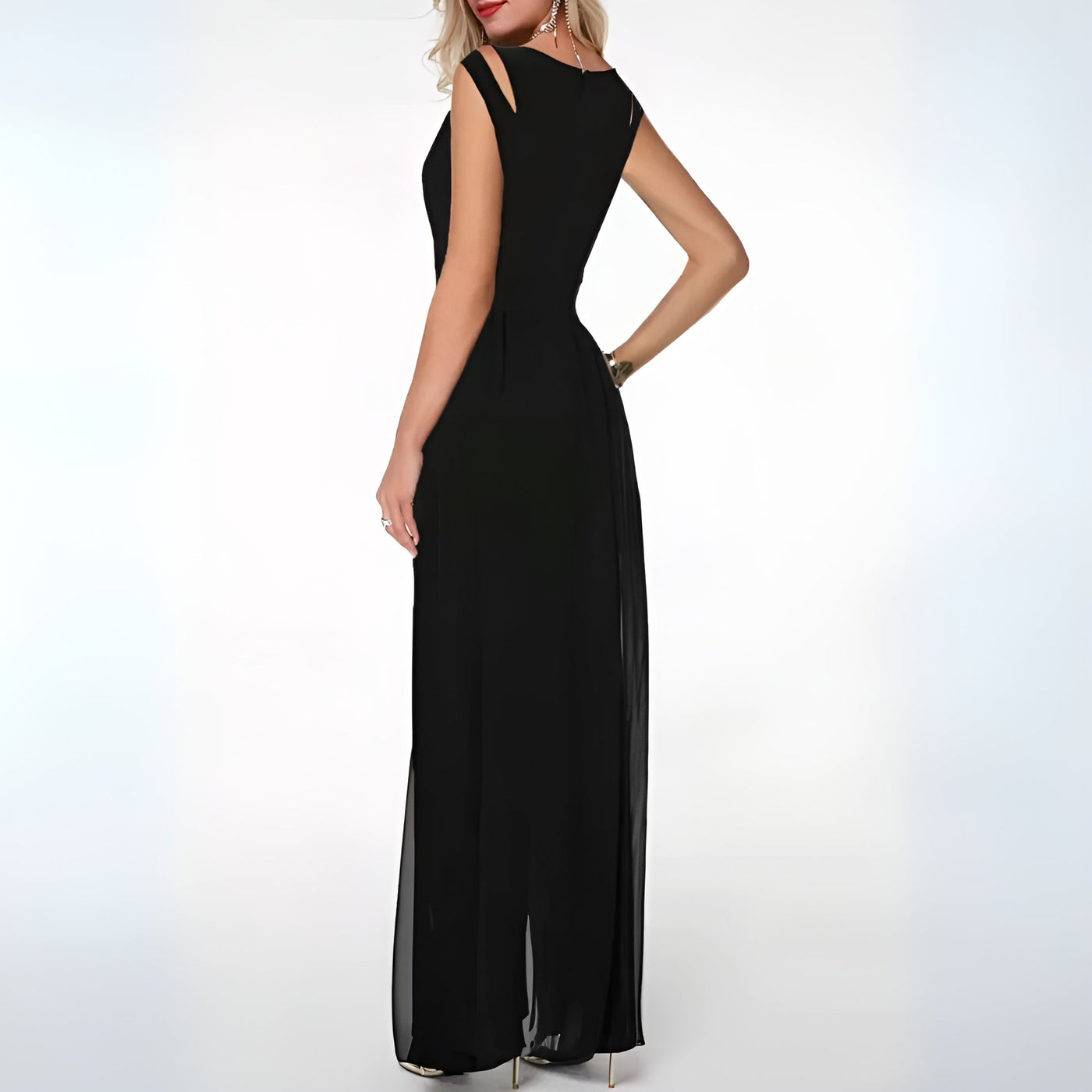 Elegantes Damen Kleid mit Taillengürtel