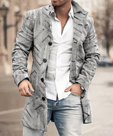 Theron - Zeitloser Trenchcoat – Grau C