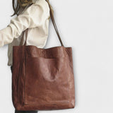 Calista - Elegante und praktische Handtasche – DUNKEL BRAUN