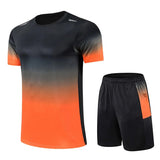 Activewear Set Trainingsanzug Herren | Schnelltrocknend & Bewegungsfreiheit – Orange