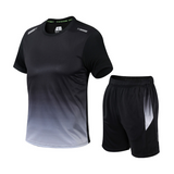 Activewear Set Trainingsanzug Herren | Schnelltrocknend & Bewegungsfreiheit – Grau