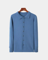 ADAM™ | POLO-STRICKJACKE – Blau