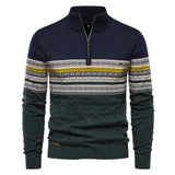 Alexander | Eleganter Und Wärmender Herrenpullover Für Männer – Blau