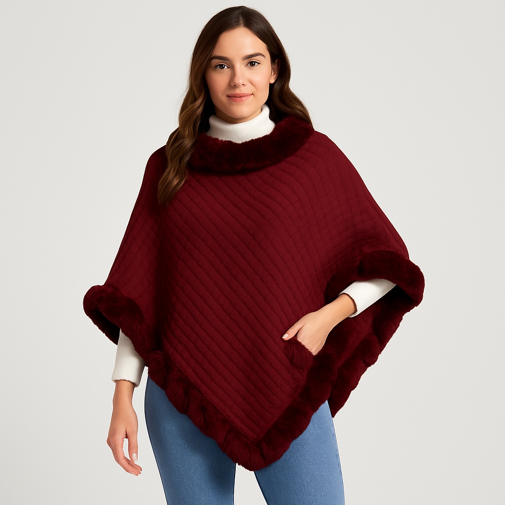 Amelinde | Herbst & Winter Pullover Schal Cape Mantel