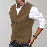 Anzug Weste Herren | Eleganter Schnitt & Zeitloser Business-Look – Braun