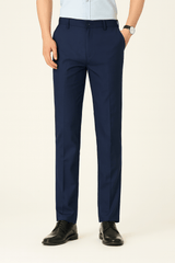 Anzughose Herren | Knitterarm & Gepflegter Fall – Marineblau