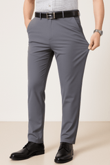 Anzughose Herren | Knitterarm & Gepflegter Fall – Hellgrau