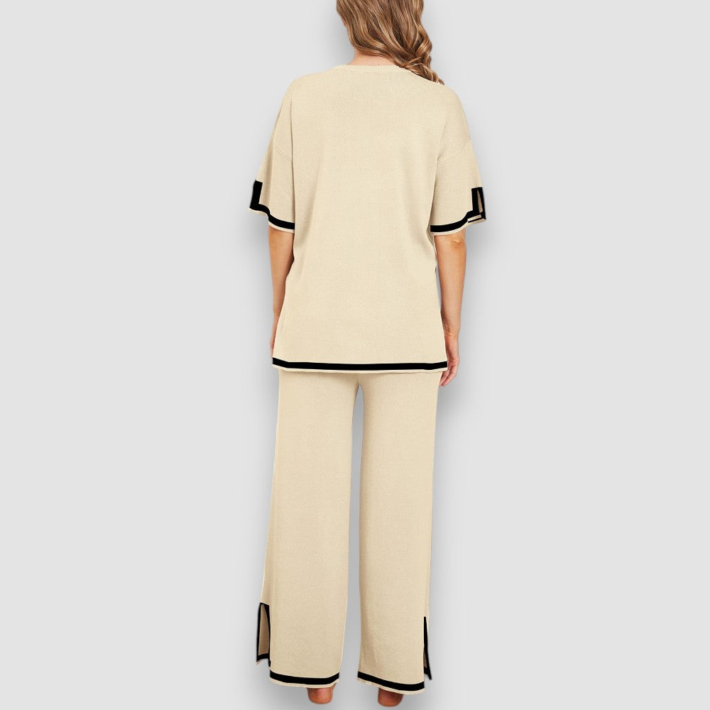 Esme | Edles elastisches Strick-Lounge-Set