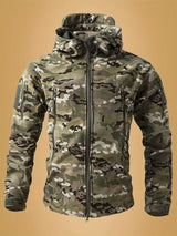 Sanna | Moderner Herren Stehkragen-Pullover elegant – Taktisches Camouflage