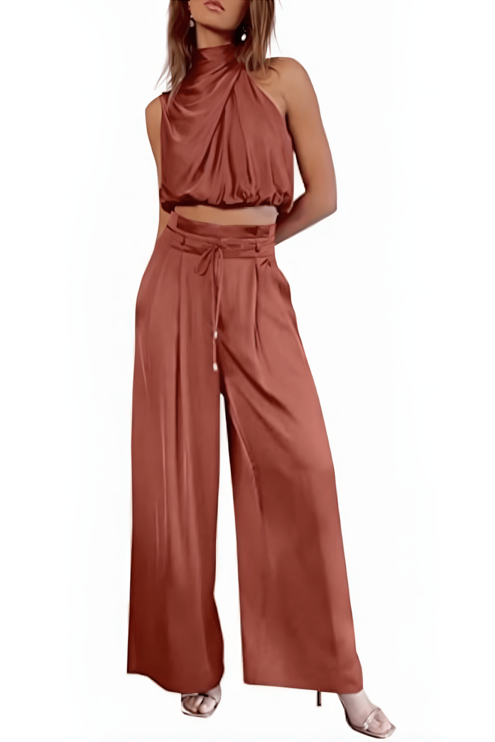 Brittany - Stilvolles Sommer-Ensemble aus Seide für Damen