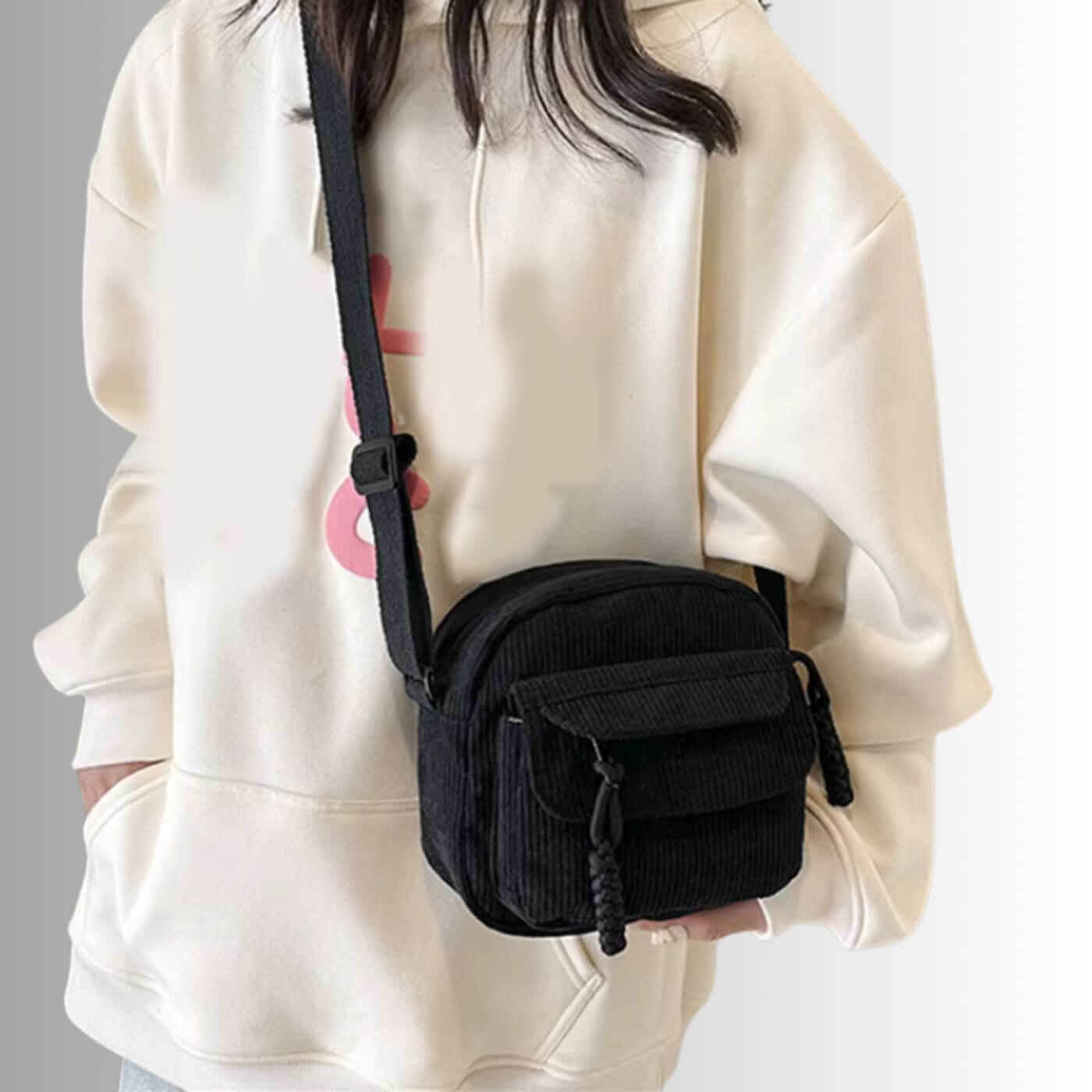 Ava – Cord Crossbody-Tasche