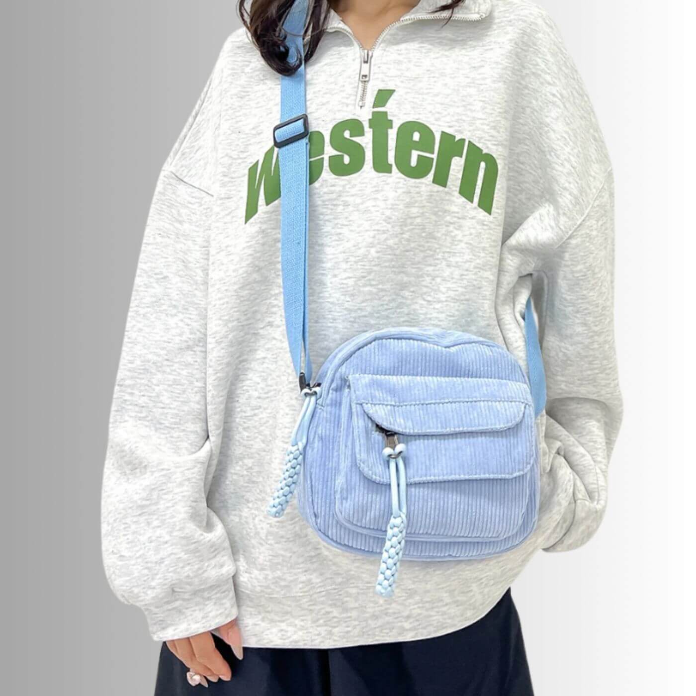 Ava – Cord Crossbody-Tasche