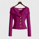 Lena | Eleganter Und Bequemer Strickjacke Für Damen – Lila