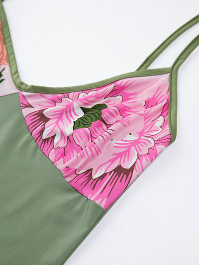 Ava - Langes Sommerkleid mit Blumenmuster