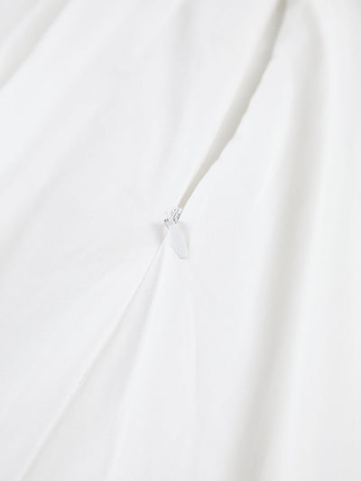 Tania - Puffärmeliges Top mit quadratischem Ausschnitt & Rock-Set