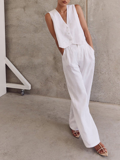 Emilia - Set aus ärmelloser Weste und Hose