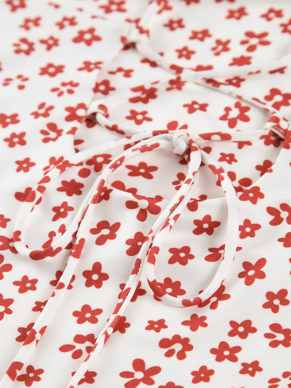 Lenay - Trägerkleid mit Blumendruck, überkreuzt, langes Sonnenkleid