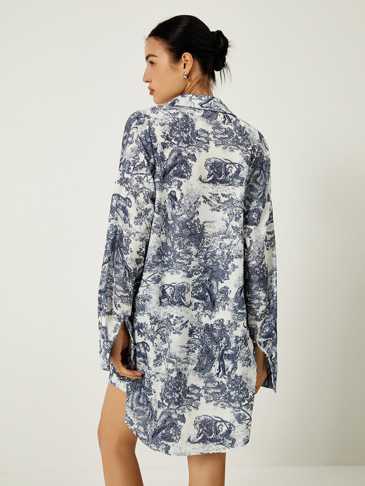 Gilda - Dreiteiliges Shorts-Set mit Blumendruck