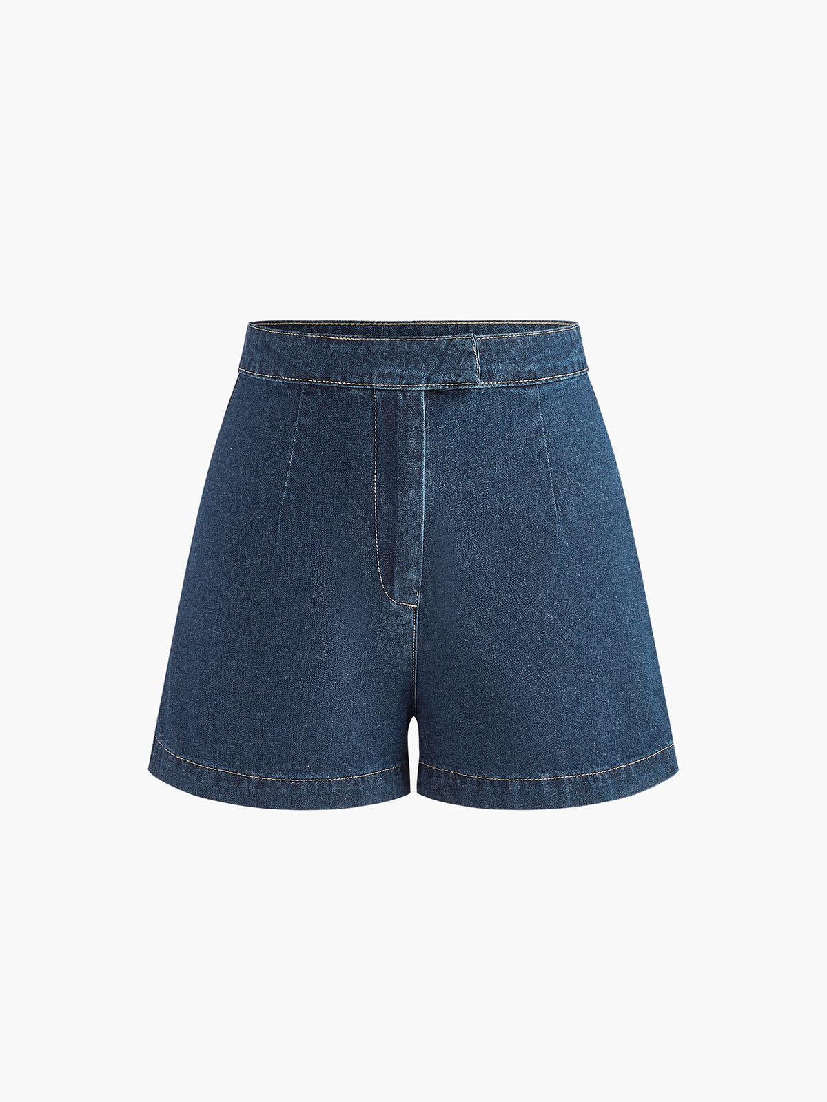 Saula - Denim Schößchenweste mit Shorts Set
