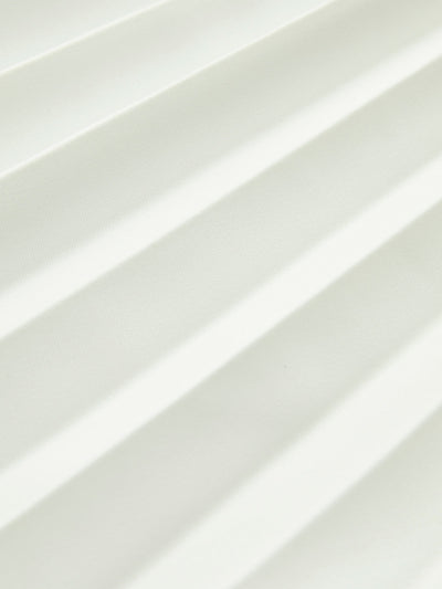 Charlotte - Solides plissiertes trägerloses geteiltes Kleid