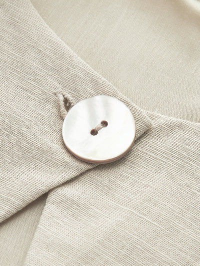 Hilary - Bohemio Langes Kleid mit Ausschnitt