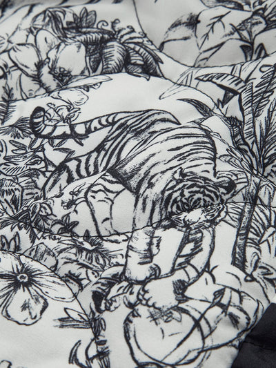 Leichte Sommerjacke mit Kunstvollem Print – Eleganz trifft auf Komfort