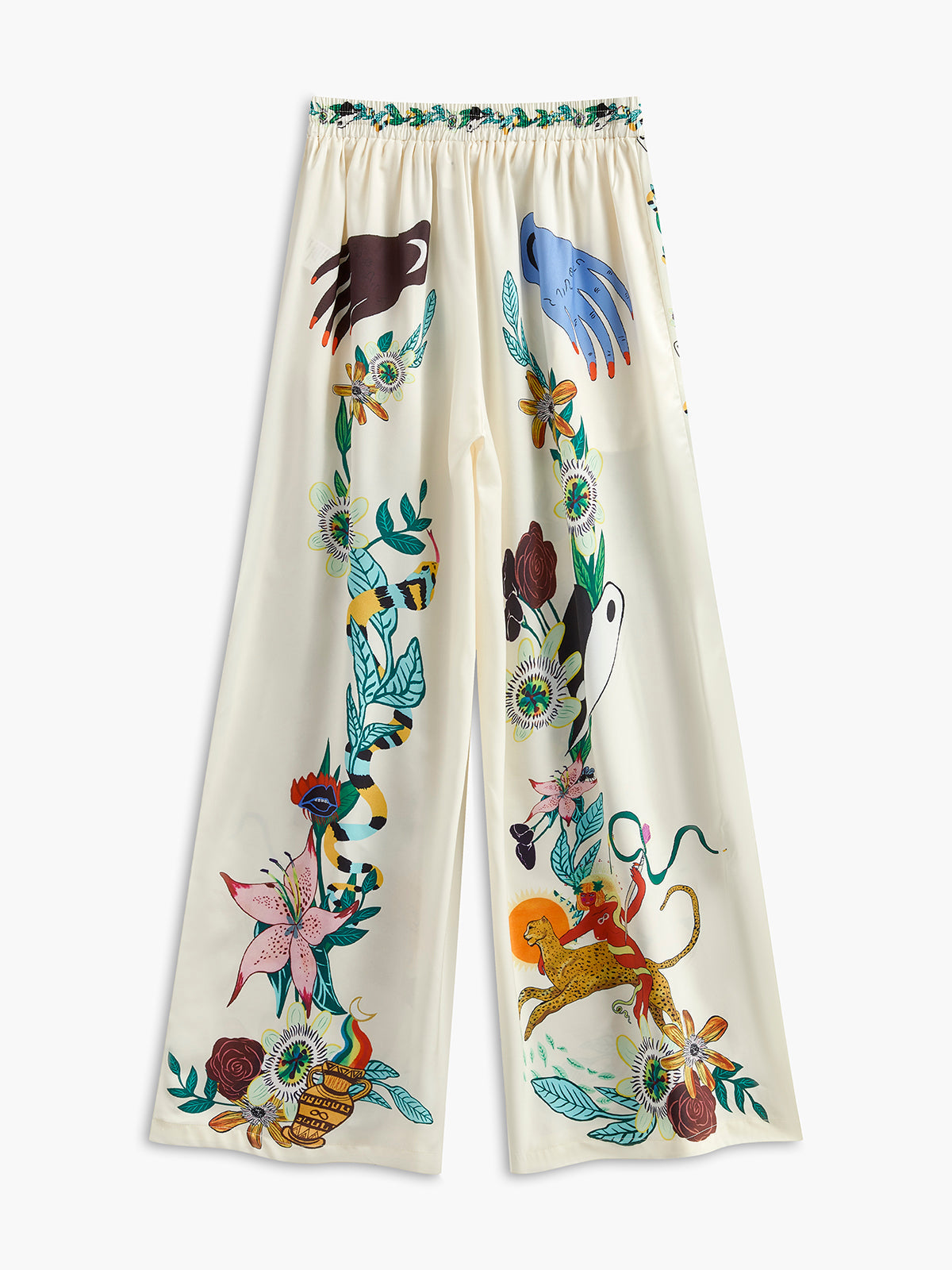 Carlota - Hosenset mit Blumendruck