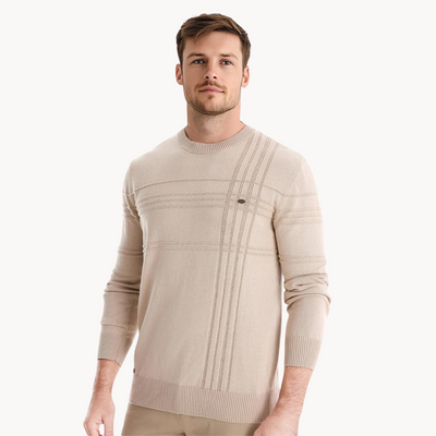 Marion | Herrenpullover mit Karomuster