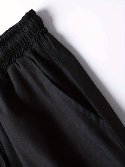 Lässige Kordelzug-Shorts für Herren - Abgeschnitten & Bequem