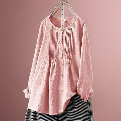 Elegante Damen Tunika mit Knopfleiste