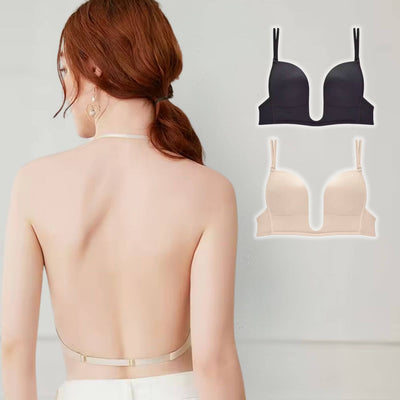 Rückenfreier BH mit tiefem Dekolleté