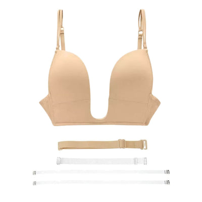 Rückenfreier BH mit tiefem Dekolleté