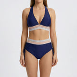 Badeanzug Damen | High-Waist-Sitz & Sicherer Halt – Dunkelblau