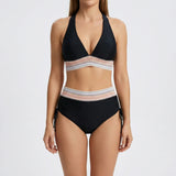 Badeanzug Damen | High-Waist-Sitz & Sicherer Halt – Schwarz