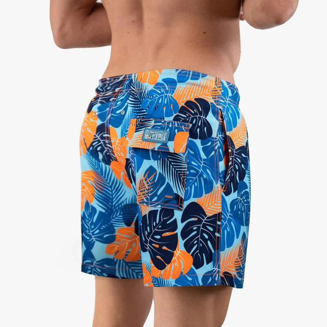 Badeshorts – Kordelzug – 2-in-1 – Boardshorts – Bademode für Männer