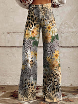 Baggy Jeans Damen | Luftig & Bewegungsfrei – Leoparden