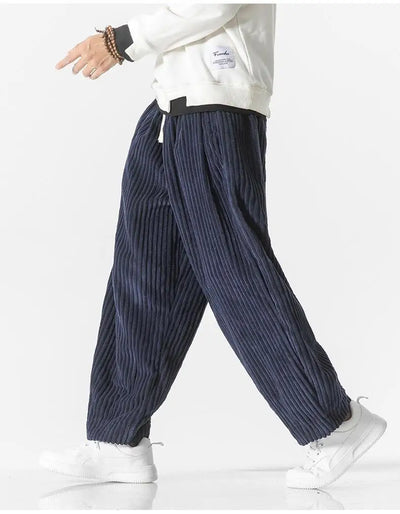 Baggy Pants - Kordelzug - Lose Passform - Kordhosen - Herrenhosen