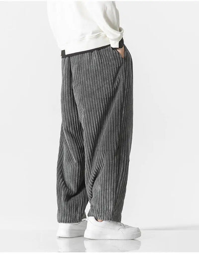 Baggy Pants - Kordelzug - Lose Passform - Kordhosen - Herrenhosen