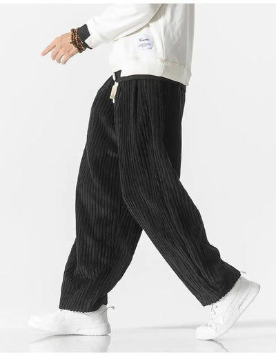 Baggy Pants - Kordelzug - Lose Passform - Kordhosen - Herrenhosen