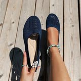 Ballerina Sandalen Damen | Atmungsaktiv & Bequem – Dunkelblau