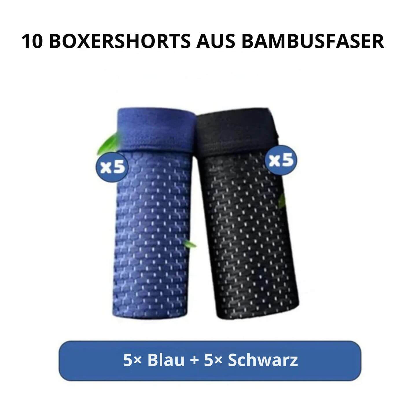 Bamboo – Atmungsaktive Boxershorts aus Bambusfaser (5+5 GRATIS)