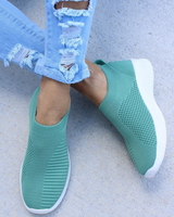 Lena | Damen Slip-On Mesh-Sneaker für Komfort – Türkis