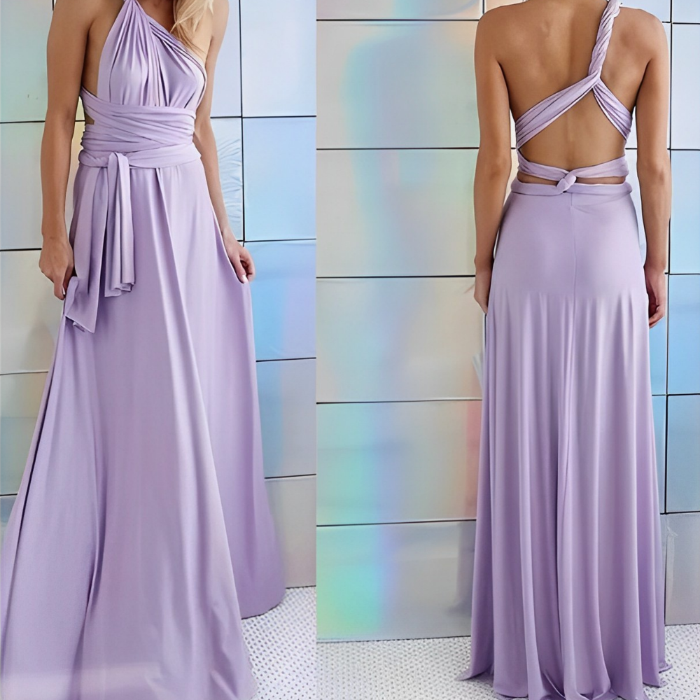 Damen Elegantes Ärmelloses Kleid | Maxi