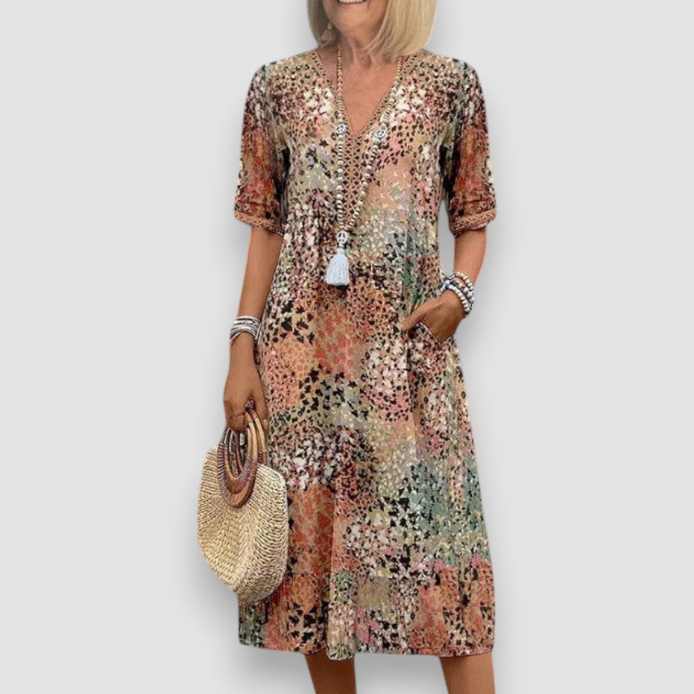 Isla | Elegantes gemustertes Kleid