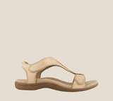 Bequeme Damensandalen: Idealer Halt für Sommerliche Abenteuer – Beige