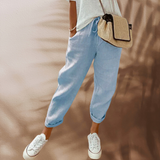 Bibi – Trendige und lässige Sommerhose für Damen – Blau