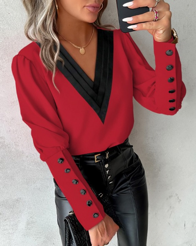 Brozek® | Bluse mit Gigot-Ärmeln