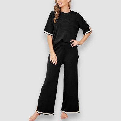 Esme | Edles elastisches Strick-Lounge-Set