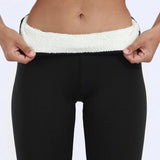 Nicole | Fleecegefütterte Leggings Für Damen – Schwarz